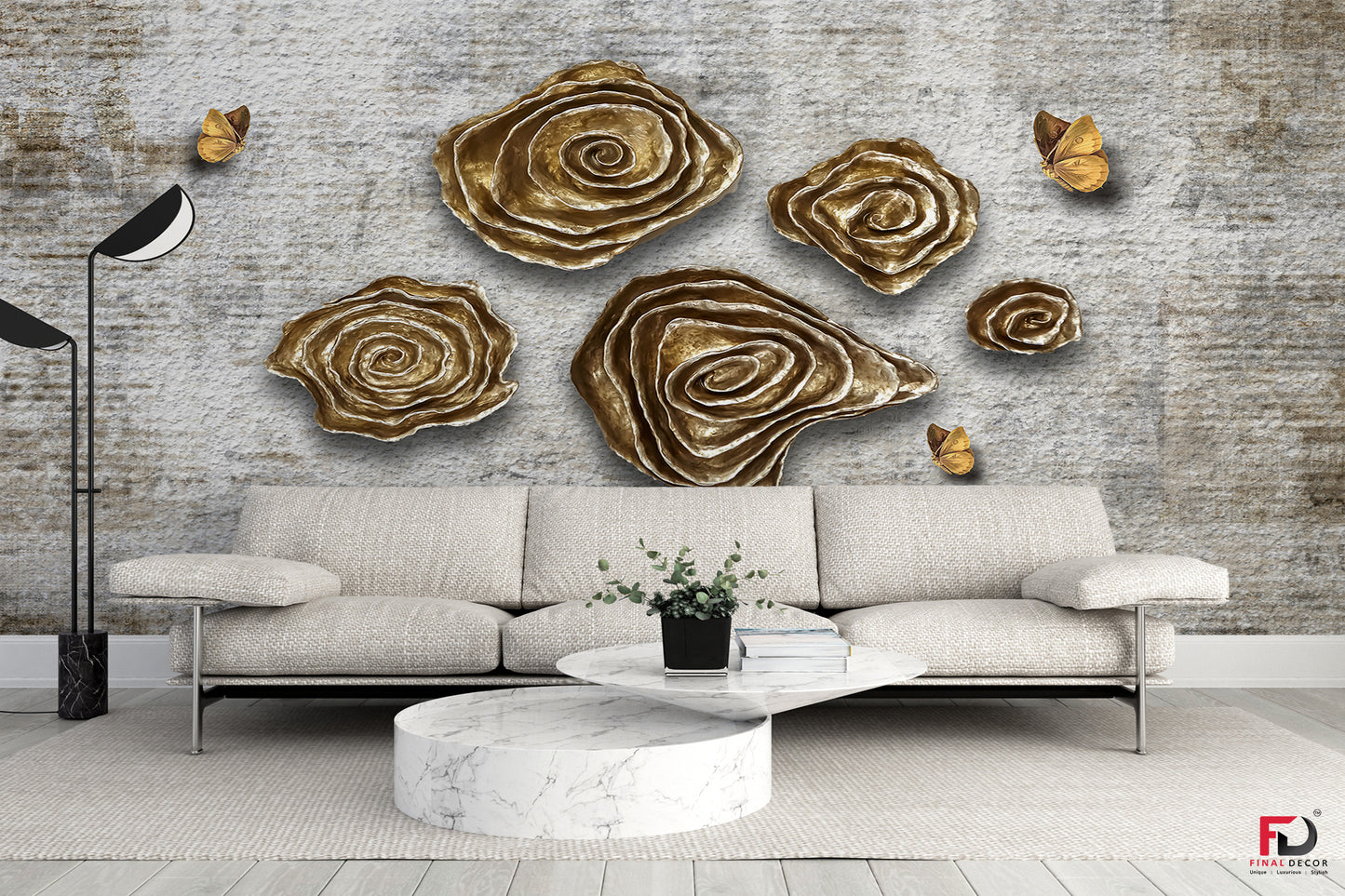 3D Designer Beautiful Desert Rose Art Wallpaper