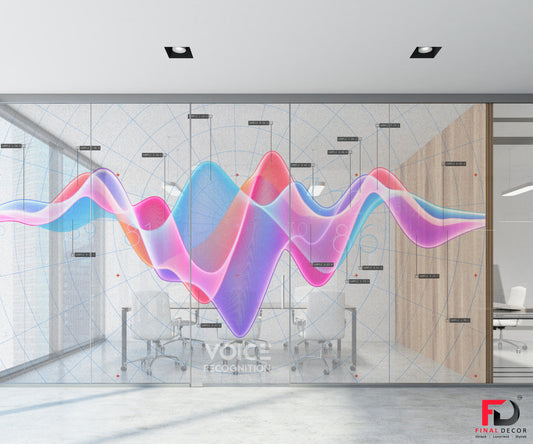 Voice wave Office Privacy Films Oneway Glass for Dynamic Spaces